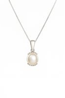 Collana Idee Preziose dal 1987 Donna in Oro bianco Perla IP.CK18B/4P